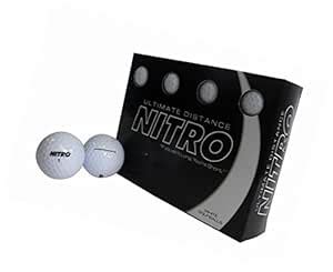 Buy Ultimate Distance Nitro White Golf Ball 12 pk Online at Low Prices ...