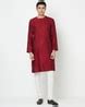 Buy Maroon Kurtas for Men by Fabindia Online | Ajio.com