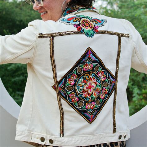 DIY Embellished Jean Jacket - Kremb de la Kremb