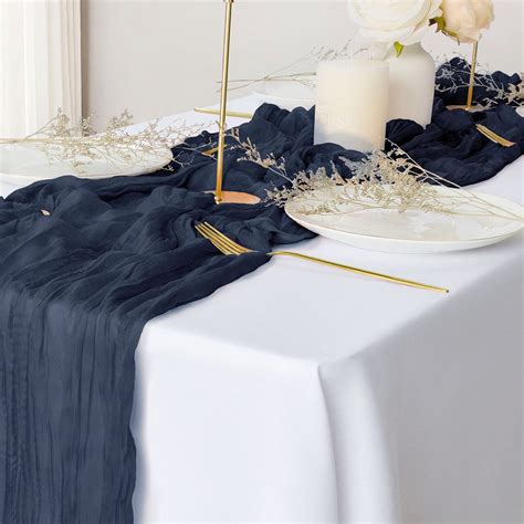 Navy Table Runners