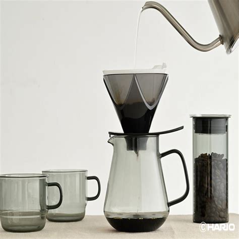 Hario HCT-600-GR إبريق قهوة وشاي ملون، 600 مل، رمادي