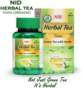 NID Green tea Tablet For Immunity, Cough, Body Detox | Herbal|Fat Burn ...