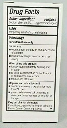 3 PACK) Rugby Sodium Chloride Ophthalmic Solution India | Ubuy