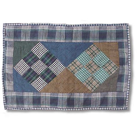Buy Patch Magic 19-Inch by 13-Inch Chambray Nine Patch Place Mat Online ...