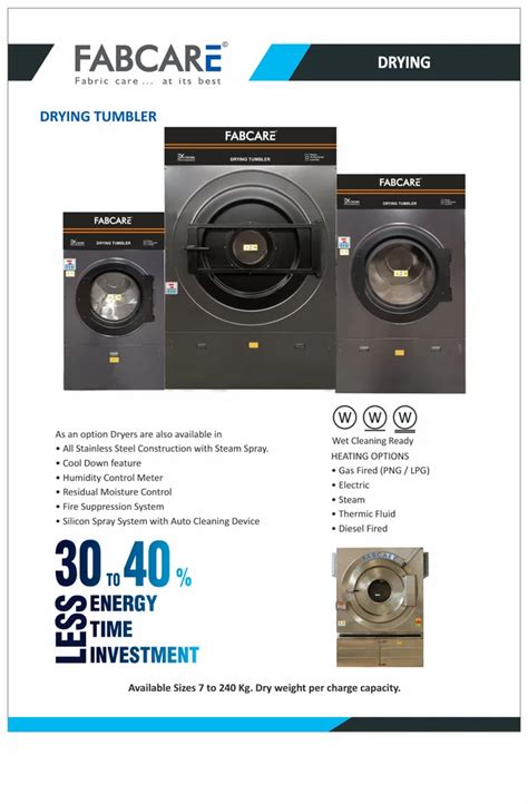 Laundry Equipment - Tumble Dryer Manufacturer from New Delhi