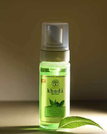 Vagad's Khadi Natural Neem & Tulsi Face Wash|Antimicrobial ...