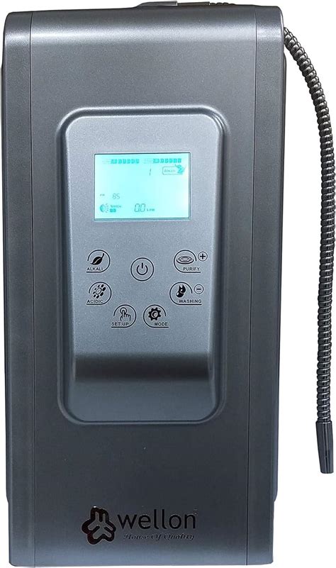 Wellon 7 Plates Alkaline Water Ionizer System Machine (Grey). : Amazon ...