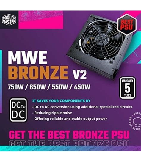 COOLERMASTER SMPS MWE 550W - BRONZE