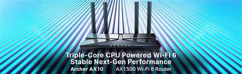 TP-Link WiFi 6 AX1500 Mbps Archer AX10,Smart WiFi,Triple-Core CPU ...