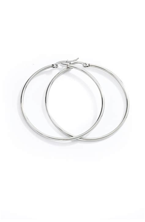 Mint & Lily Lynette Large Hoop Earrings | Nordstrom