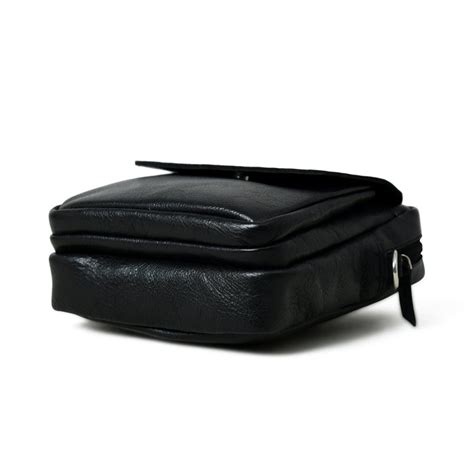 Enzo Black Side Messenger — MaheTri