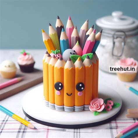 Pencils Cake Decoration Ideas, Kids Cake Ideas