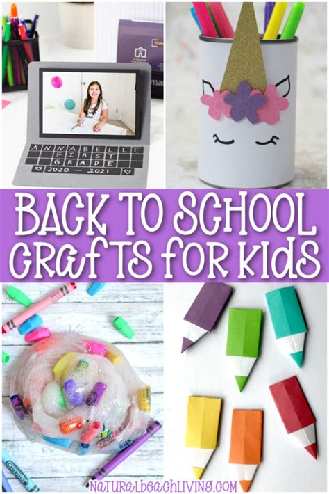 Back to School Crafts 的图像结果