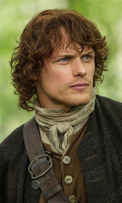 Jamie Fraser played by Sam Heughan Season 1B cast still | Outlander ...
