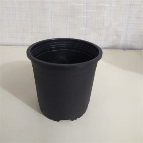 6" Flower Pot Black Colour Sunrise Series (14.5 cm) ( Pack of 12 ...