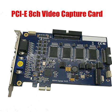 Elvy V800E V8.5 DVR Card PCI E Card Support Wndows 7 32&64 bit V800E 32 ...