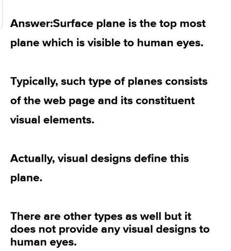 Which is the topmost plane and visible to human eyes? Strategy plane ...