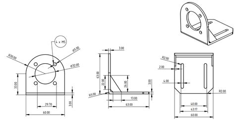Dc Motor Mounting Bracket For IG52 DC MOTOR MOUNTING BRACKET FOR IG52 ...
