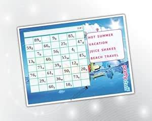 PartyStuff Summer Theme Tambola Housie Tickets - Summer Word Strike ...