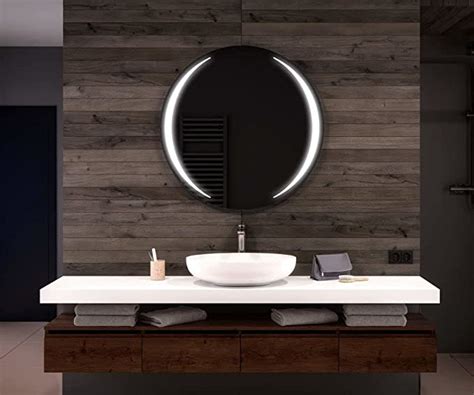 Evaan Carminda Round LED Mirror