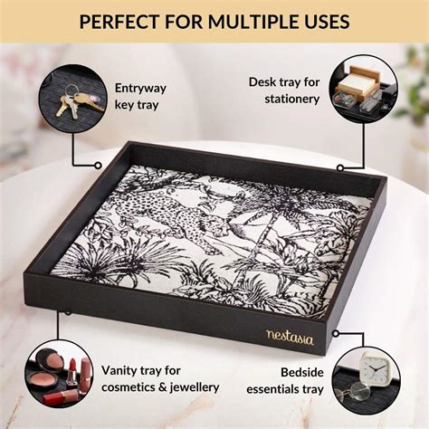 Wildlife Print Desk Organizer Tray Square Online - Premium Decorative ...