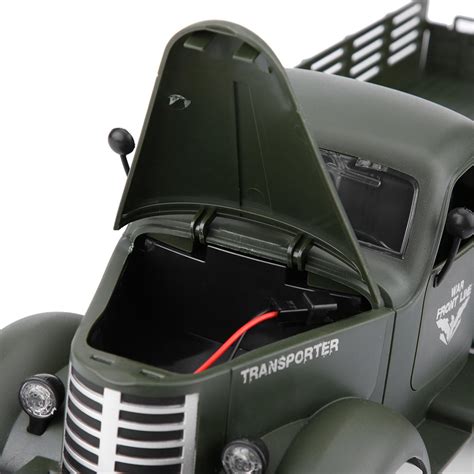 Buy 1/16 Model Remote Control Six Wheel Drive Military Truck RC Toy Car ...