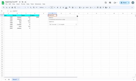 Image result for Countif Function Structure