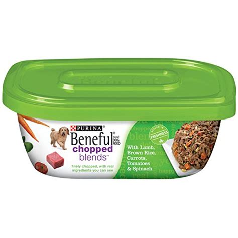 Purina Beneful Chopped Blends with Lamb Brown Rice Carrots Tomatoes ...