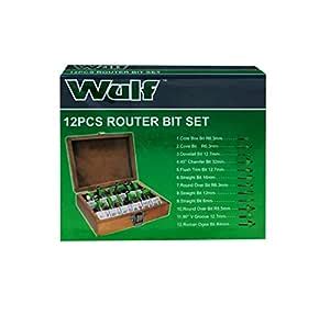 wulf Router Bit Set -Set of 12 Pieces : Amazon.in: Home Improvement