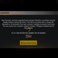 Garena — Diamond Restriction