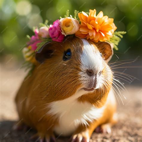 Premium AI Image | A photograph of cute an adorable guinea pig