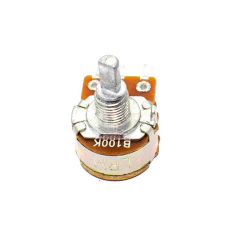 Buy 100k ohm Dual Gang Rotary Potentiometer 6 Pin D Type Shaft from ...