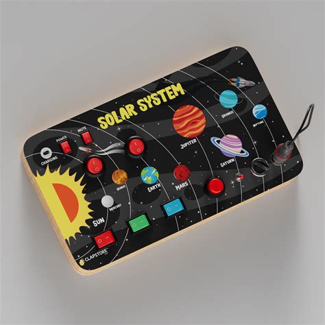 Buy Montessori Solar System Busy Board – Educational Toy – ClapStore Toys