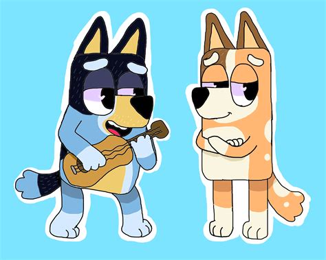 here's an fanart of chilli and bandit : r/bluey