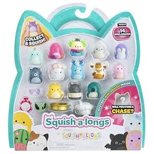 Buy Squish-a-longs 14 Pack - Series 2, Wave 1 - (14) 1” Mini-Squish ...