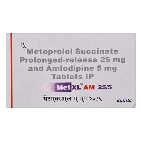 MET XL AM 25MG TABLET Price, Uses, Side Effects, Composition - Apollo ...