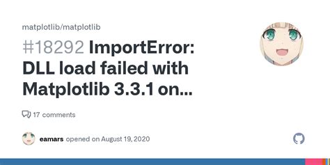 Image result for Python DLL Load Failed Matplotlib