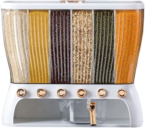 Buy 24x7 eMall Airtight Double Jar Food Dispenser Kitchen Storage ...