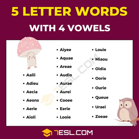 Vowel Letters With Pictures
