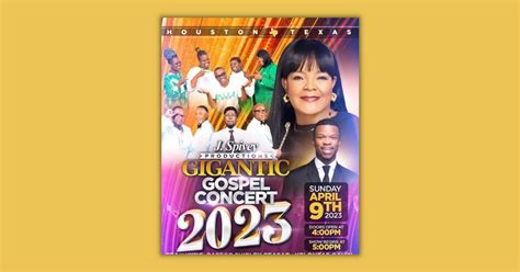 4/9/2023 5pm | Pastor Shirley Caesar, Kelontae Gavin at Gigantic Concert