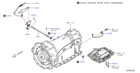 Infiniti QX80 Plate COMP MANU. Plate Manual. SPEED, TRANS - 31924-1XR0A ...