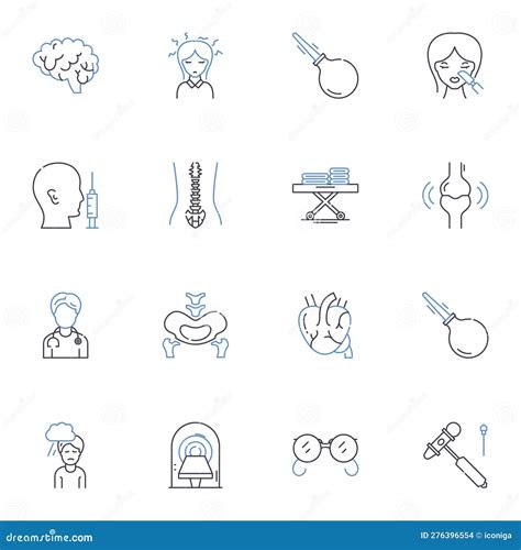 Pediatrics Clinic Line Icons Collection. Pediatrician, Infants ...