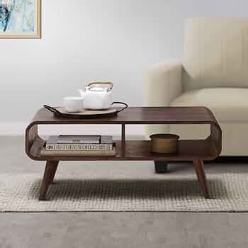 Sleepyhead Peep - Solid Sheesham Wood Rectangular Coffee Table/Center ...