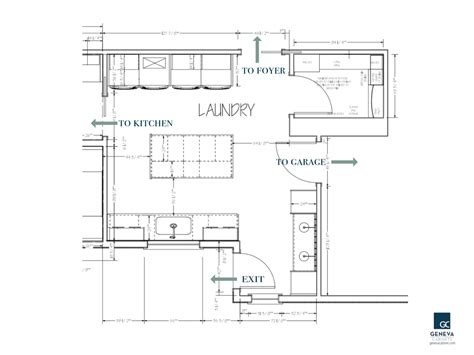 Mudroom Laundry Room Floor Plans