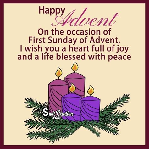 First Sunday Advent Messages - SmitCreation.com