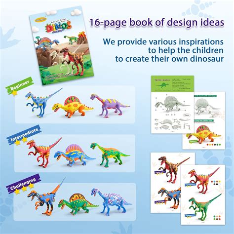 DramaPlanet Drama Planet Air Dry Clay Dinosaur Craft Kit for India | Ubuy