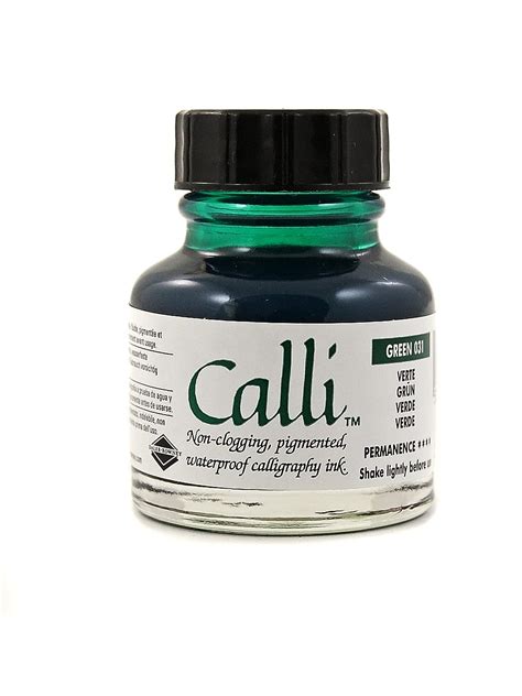 DALER & ROWNEY CALLIGRAPHY INK 29.5 ML GREEN – Himalaya Fine Art