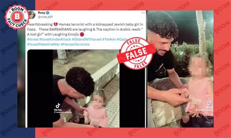 Unrelated Video Peddled As Jewish Child Taken Hostage By Hamas In Gaza ...