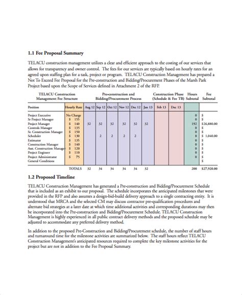 Image result for Management Proposal Example