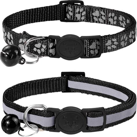 Reflective Cat Collar Adjustable Pet Kitten Reflective Necklace for ...